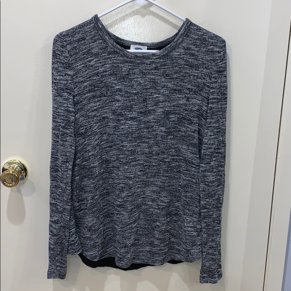 Old Navy Marled Sweater Open Back